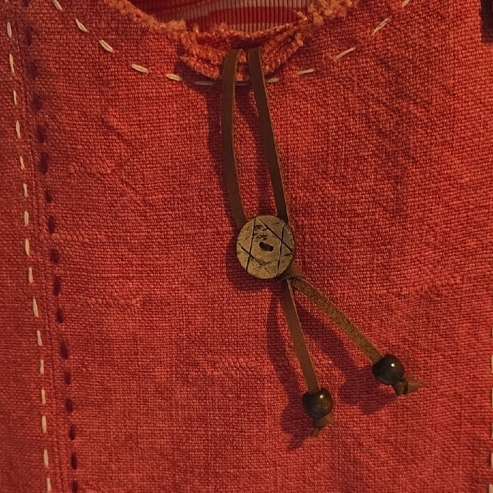 Myra Shoulder Bag with Frayed Edges - Picture 4 of 11